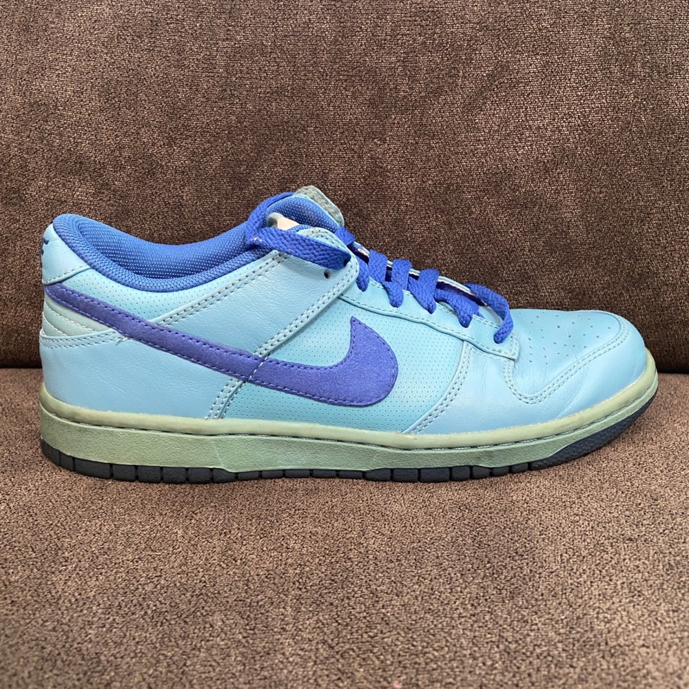 Vintage Nike Dunk Low Premium Basic Women 8 Olympic Cayman Blue Retro 317954-441